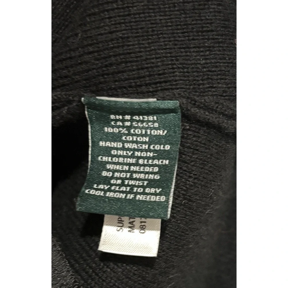 Lauren Ralph Lauren Women's Black Button Front Jacket cardigan Pockets XL
